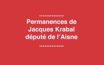Permanence de notre député Jacques Krabal en Mairie de Vivières