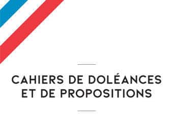 Registre de Doléances et de Propositions